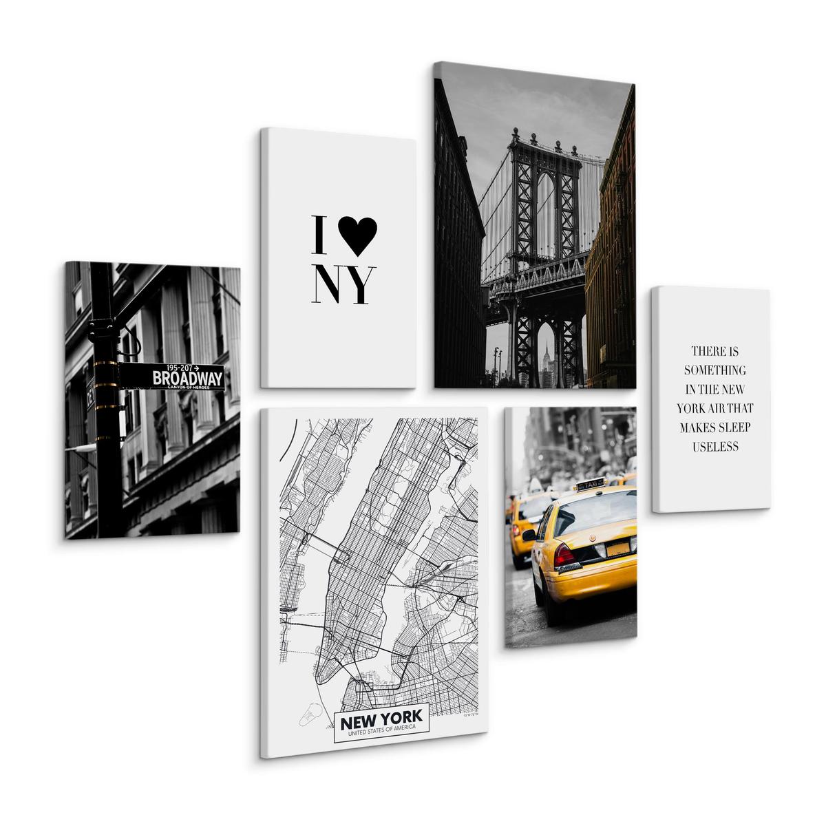 Obrazy Do Salonu Nowy York Brooklyn Bridge Taxi 90x80cm-thumbnail}