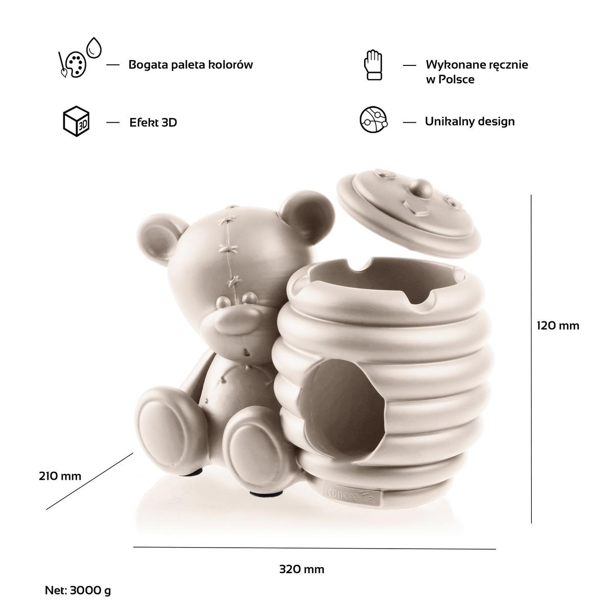 Misa na wełnę Teddy Bear Light Beige Poli nr. 3