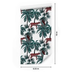 Tapeta – Dzikie koty i palmy  - Miniaturka zdjęcia nr 2