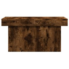 Stolik kawowy 80x55x40 cm przydymiony dąb elegancki do salonu - Miniaturka zdjęcia nr 5