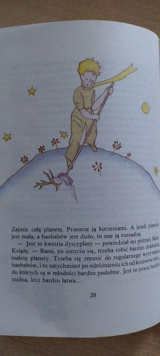 Książka  Mały Książe- Antoine de Saint -Exupery. nr. 5