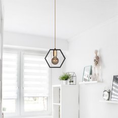 Lampa wisząca K-4720 HONEY 23x85x20 cm do salonu lub pokoju czarny/złoty - Miniaturka zdjęcia nr 6