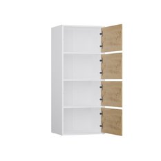 Komoda ALMA 119x50x40 cm do salonu dąb artisan biel - Miniaturka zdjęcia nr 4