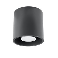 Plafon ORBIS 1 antracyt 10x10x10cm nowoczesna lampa GU10 do salonu 