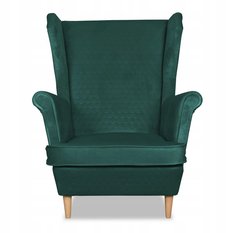 Fotel uszak Angelo plaster miodu zielony - Miniaturka zdjęcia nr 2