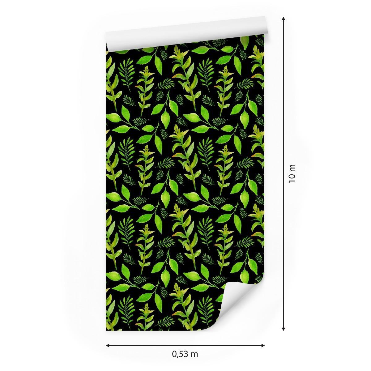 Tapeta Do Salonu Leśne LIŚCIE Rośliny Natura Dekor  nr. 2