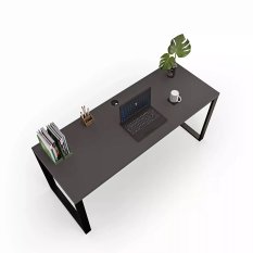 Biurko Loft 120x60 cm do sypialni salonu antracyt - Miniaturka zdjęcia nr 3