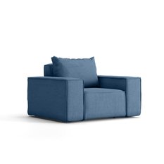Sofa jednoosobowa SONNE 115x73x88 cm wodoodporna UV do ogrodu + poduszka niebieska