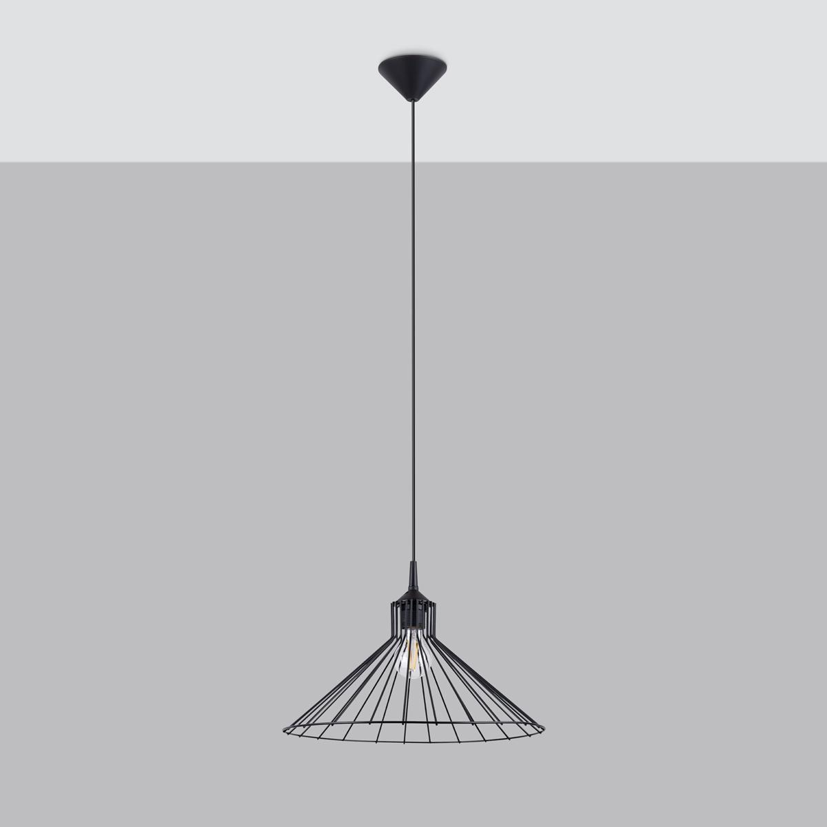 Lampa wisząca EDA 86x40x40cm nowoczesna E27 do salonu nr. 2