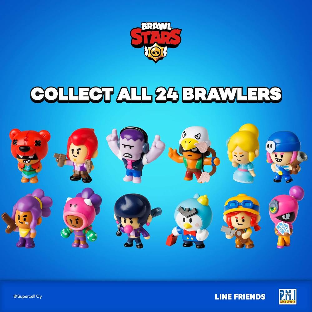 BRAWL STARS 8-PAK COLT SILVER SHELLY JESSIE ROSA FRANK SHELLY CROW AMBER nr. 7