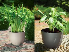 Dwukolorowa doniczka Muna 40 Okrągła donica śr40cm - Miniaturka zdjęcia nr 3