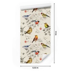 Tapeta – Kolorowe ptaki  - Miniaturka zdjęcia nr 2