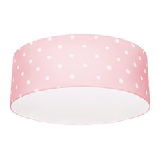 Plafon Lovely Dots 40 cm w kropki różowy do pokoju dziecięcego drewno białe - Miniaturka zdjęcia nr 2