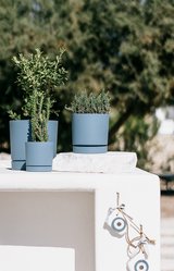 Doniczka okrągła Tubo DPOP150 z podstawką 1,8l - Miniaturka zdjęcia nr 5