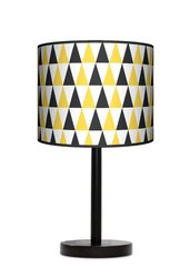 Lampa stołowa duża - Black & yellow 