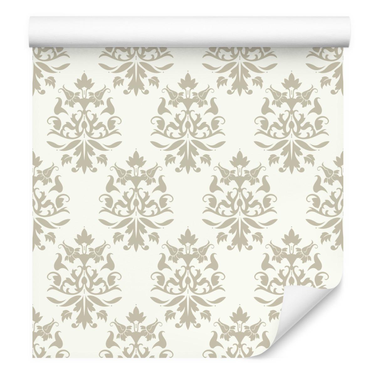 Tapeta Ścienna Beżowe ORNAMENTY Damasceńskie Dekor  nr. 4