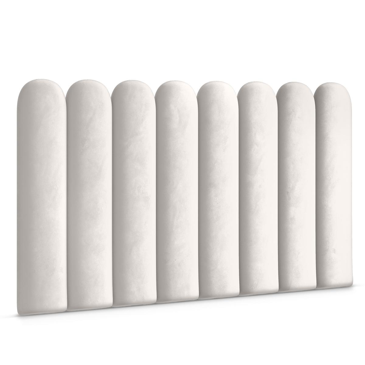 Panele tapicerowane  20x60 cm na ścianę płotek wezgłowie kremowy