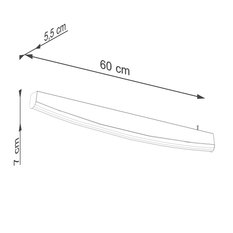 Kinkiet JORUN złoty LED 3000K 7x5.5x60cm nowoczesna lampa LED do salonu - Miniaturka zdjęcia nr 10