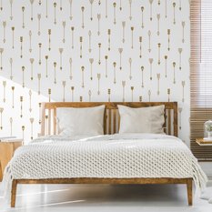 Tapeta Fizelinowa Beżowe Plemienne STRZAŁY Boho  - Miniaturka zdjęcia nr 6