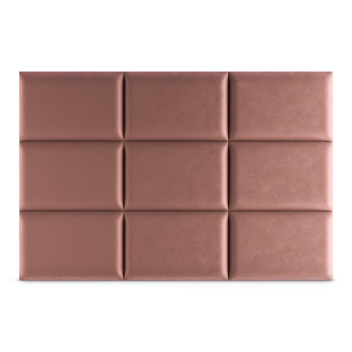  Panele tapicerowane  50x40 cm na ścianę magic velvet brudny róż nr. 4
