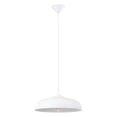 Lampa wisząca GINA biała 74x38x38cm nowoczesna E27 do salonu - Miniaturka zdjęcia nr 1