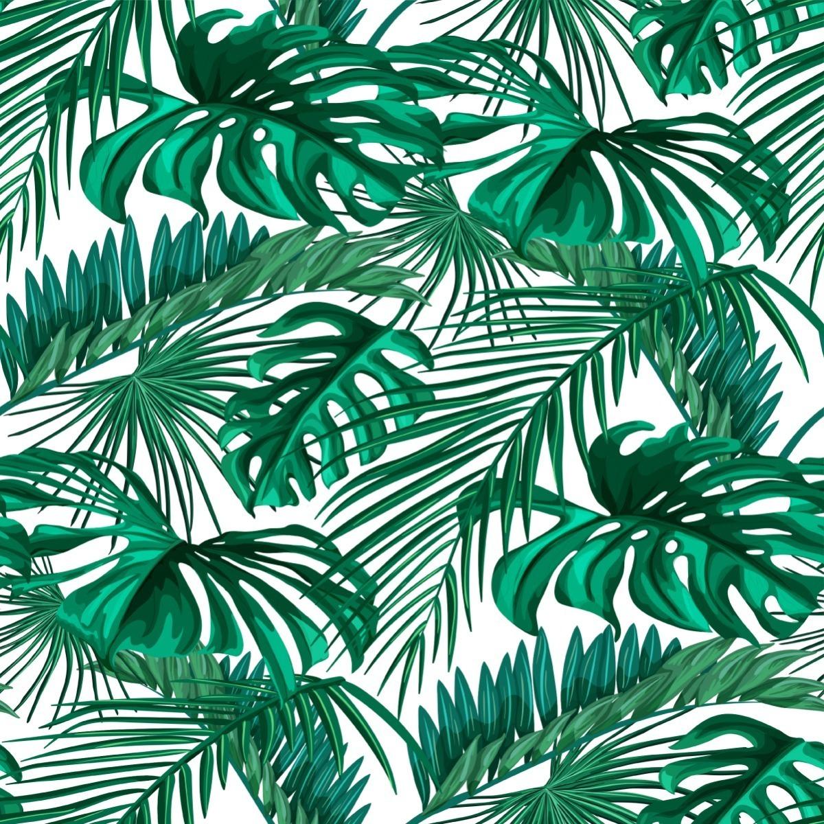 Tapeta, Liście Monstera, Efekt 3D, Dekoracja Nowoczesna, Do Sypialni nr. 3