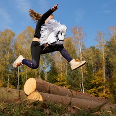 Hobby horse zabawka dla dziewczynki konik kiju A3 - Miniaturka zdjęcia nr 14