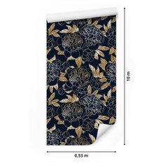 Tapeta PIWONIE Kwiaty Styl Glamour Ozdoba Efekt 3D  - Miniaturka zdjęcia nr 2