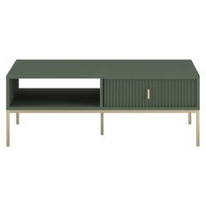 Stolik kawowy Maggiore 104,2 cm smoke green zielony złoty - Miniaturka zdjęcia nr 2