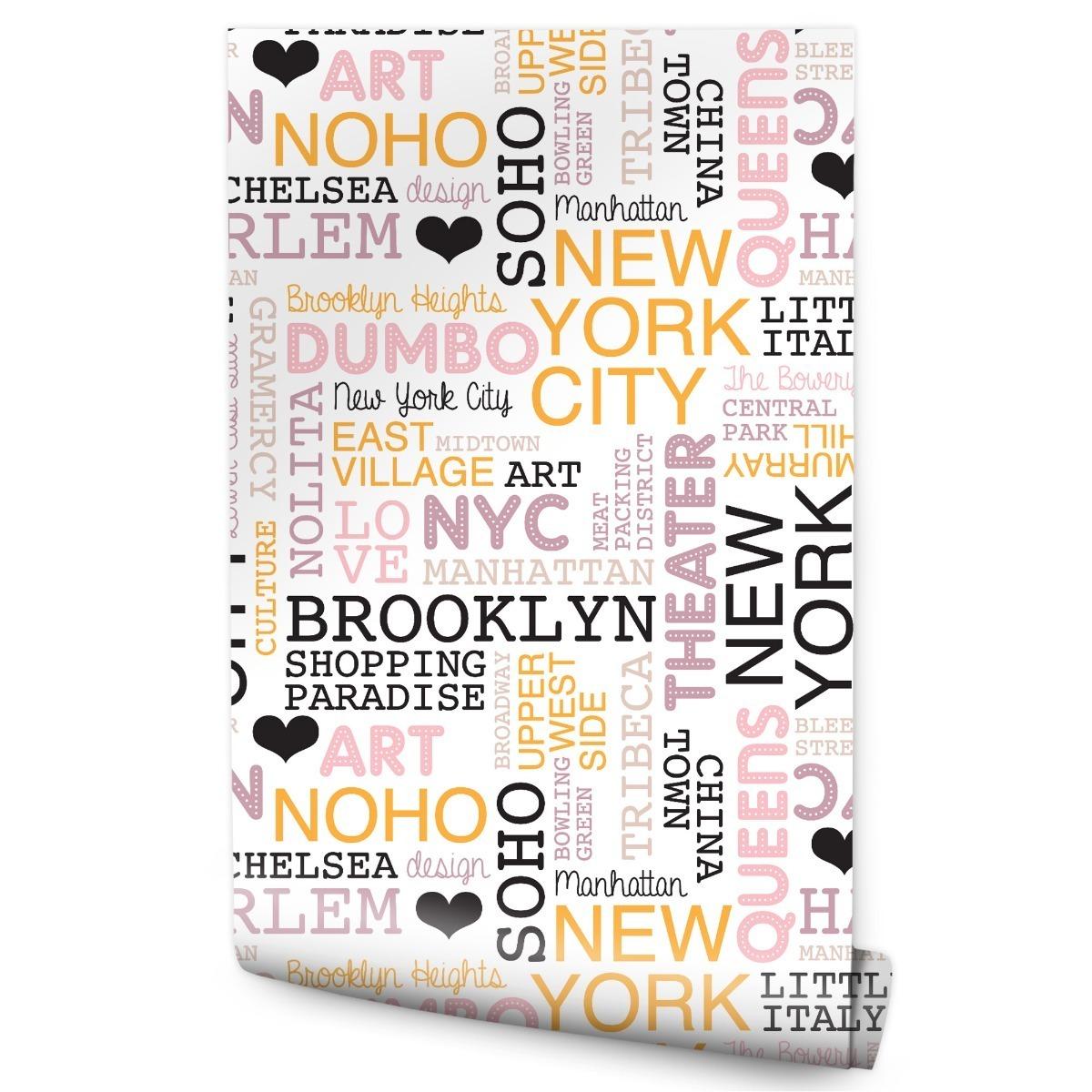 Tapeta Dla Dziewczyny Napisy NOWY JORK Brooklyn  nr. 1