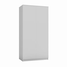 Szafa garderoba MARTUSIA 90x180x50 cm drzwi półki do przedpokoju lub pokoju biała bestseller - Miniaturka zdjęcia nr 7