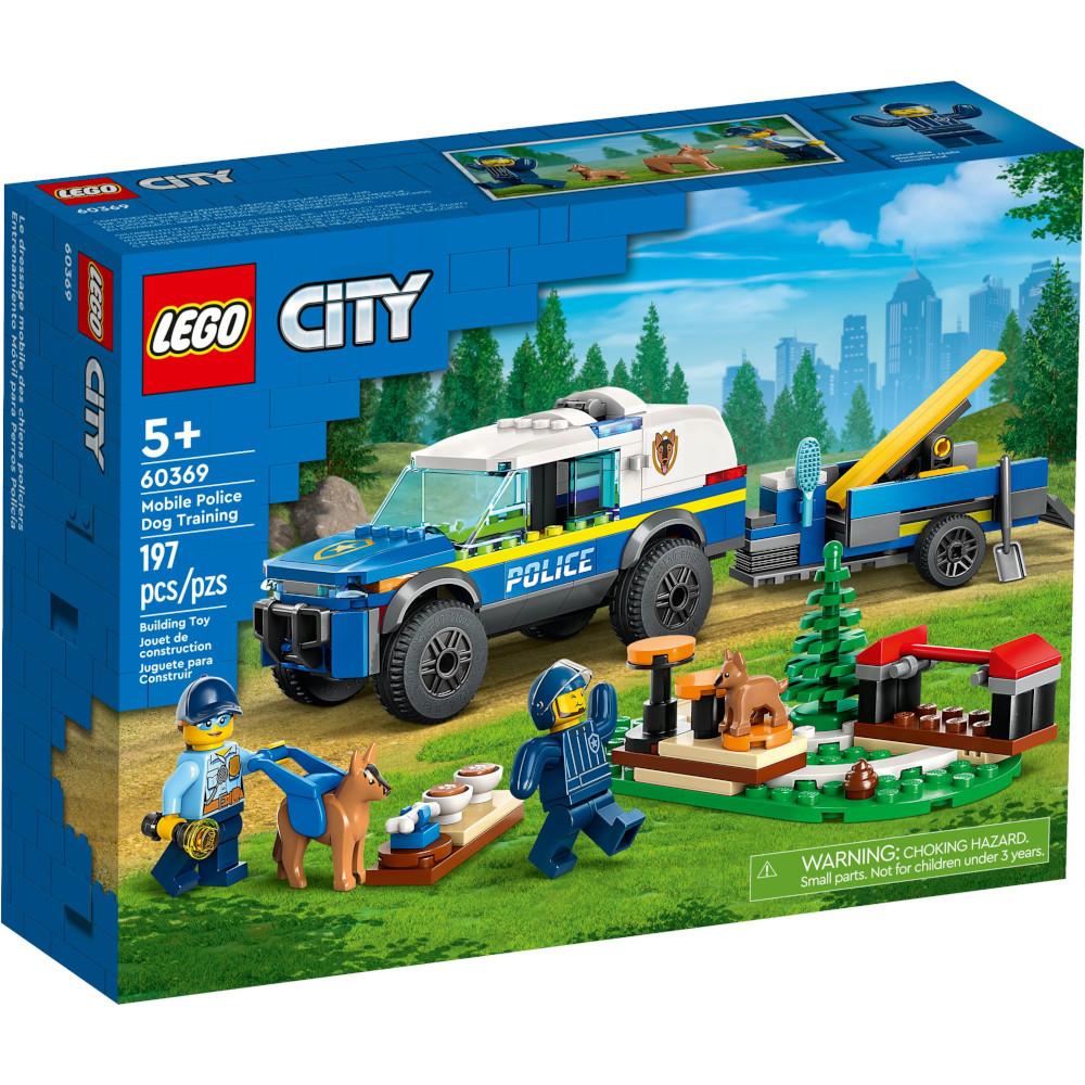 Zestaw klocków lego city duży szkolenie psów policyjnych w terenie 60369 dla dziecka nr. 1