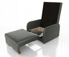 Sofa Gold 98x90x100 cm z funkcją spania do salonu rozkładana kronos niebieski - Miniaturka zdjęcia nr 5