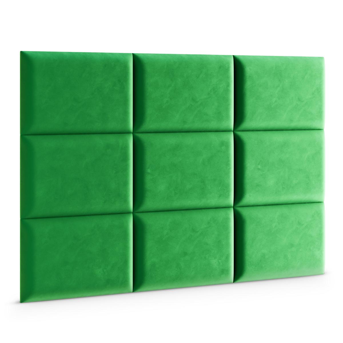 Panele tapicerowane 50x40 cm na ścianę magic velvet zielony nr. 3