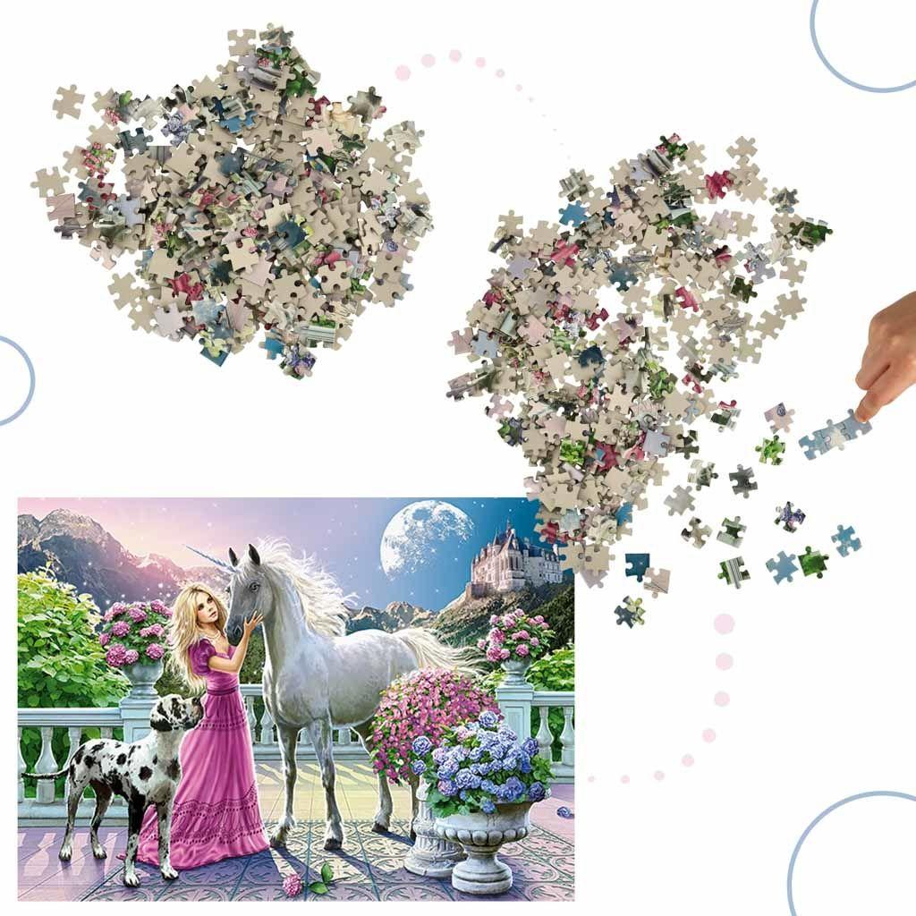 CASTORLAND Puzzle układanka 300 elementów My Friend Unicorn - Mój przyjaciel Jednorożec 8+ nr. 5