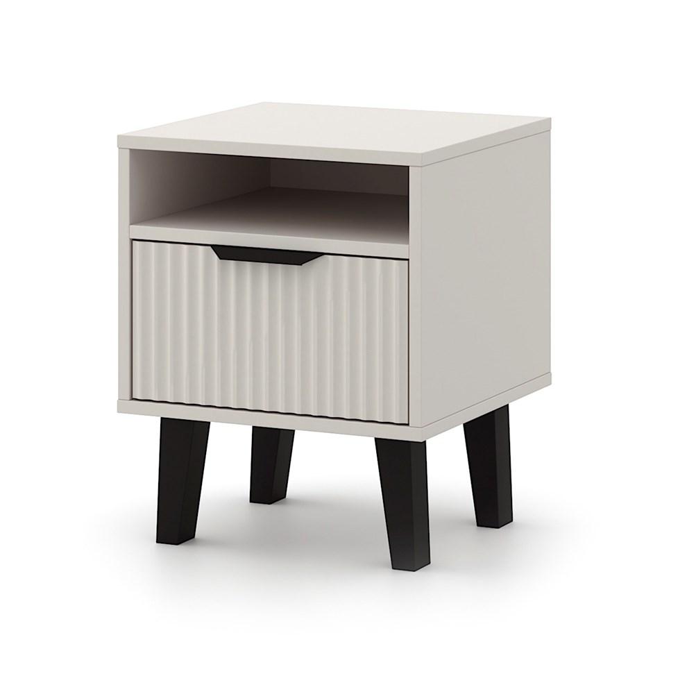 Szafka nocna Scandi 48x40x39 cm do sypialni slim kaszmir beż nr. 5