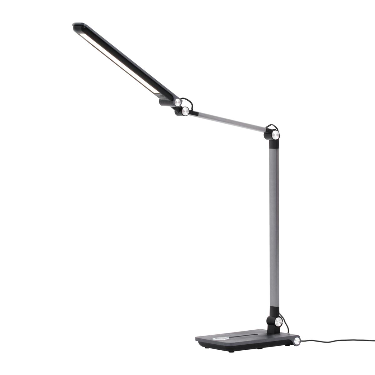 Lampka biurkowa K-BL1121 RICO 15x77x57 cm do salonu lub pokoju czarny