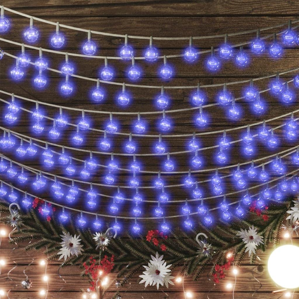 Lampki świąteczne, 20 m, 200 niebieskich diod LED, 8 funkcji nr. 4