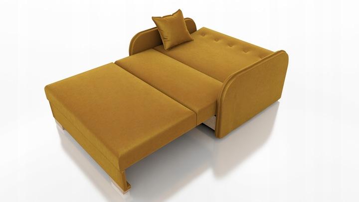 Sofa Gold 80x124x100 cm z funkcją spania do salonu rozkładana kronos zielona nr. 6