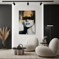 Duży Obraz Na Płótnie Do Sypialni Abstrakcja Portret Kobiety Glamour 80x120cm - Miniaturka zdjęcia nr 4