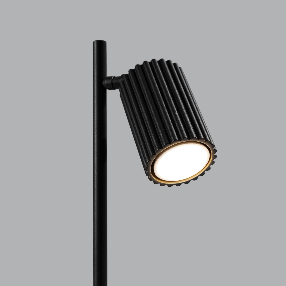 Lampa biurkowa Karbon 43x19.5x14.5cm do sypialni salonu czarna nr. 6