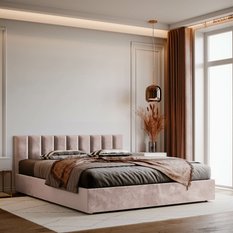 Panele tapicerowane 70x15 na ścianę magic velvet pudrowy róż - Miniaturka zdjęcia nr 5