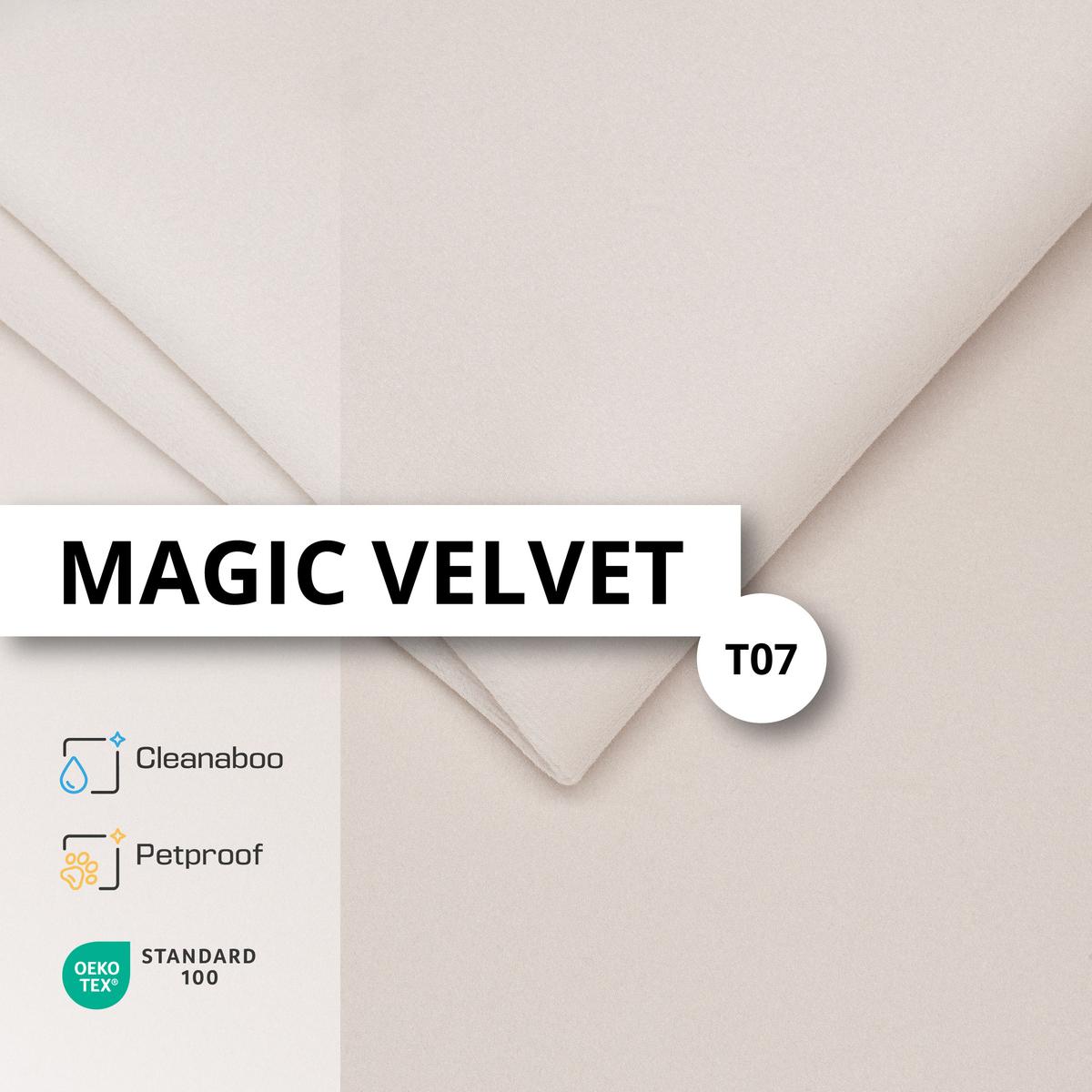 Łóżko Pojedyncze 90x200cm łóżko tapicerowane z pojemnikiem kremowe do sypialni wezgłowie 110 cm nr. 13