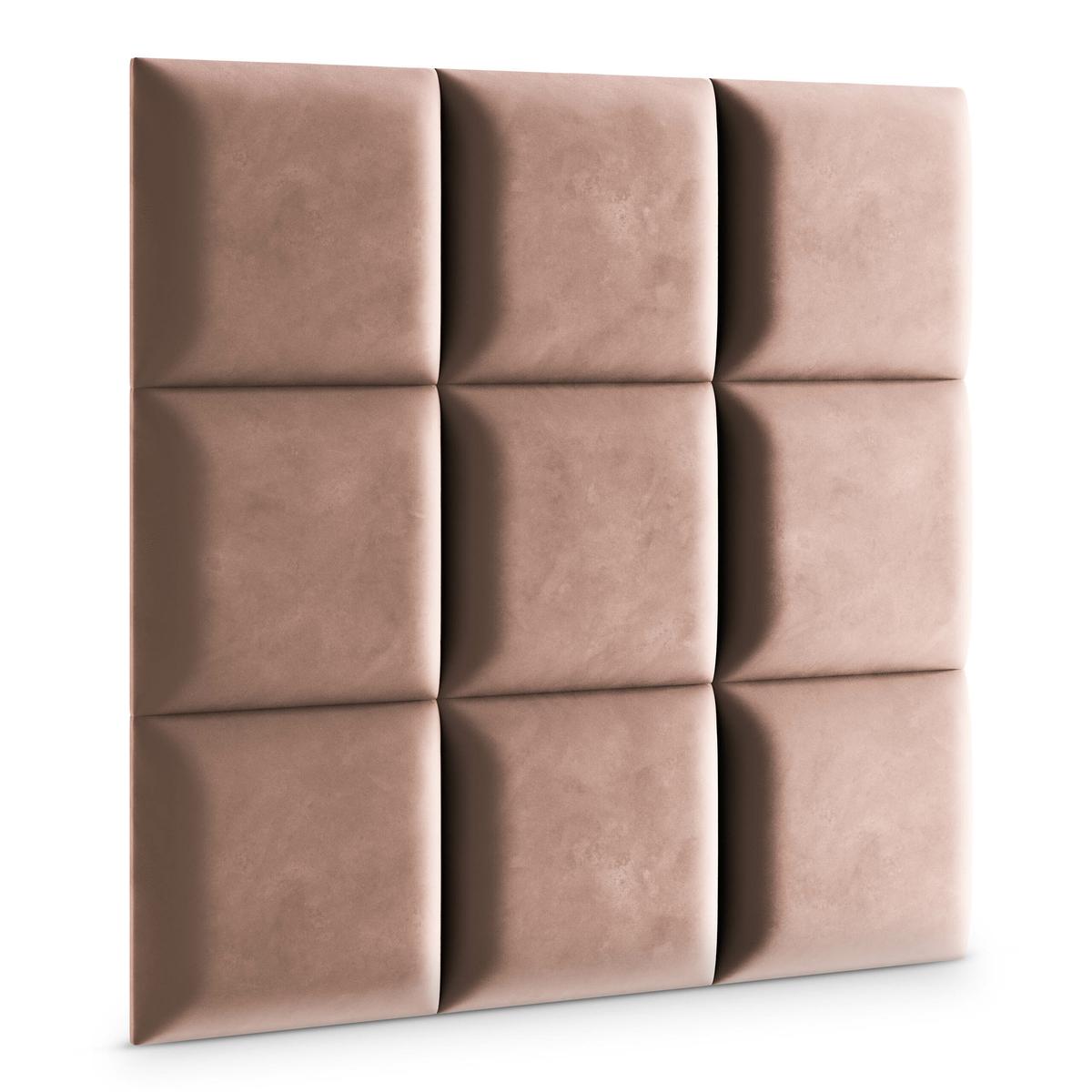 Panele tapicerowane 40x40 na ścianę magic velvet różowy nr. 3