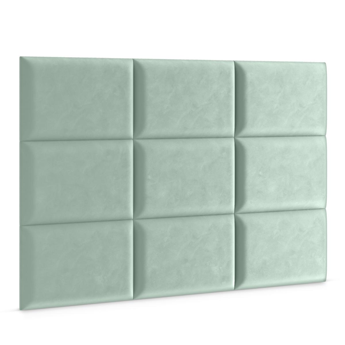 Panele tapicerowane 60x40 na ścianę wezgłowie miętowy nr. 3