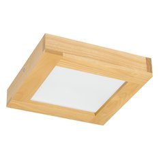 Panel LED 25 x 25 x 5 cm plafon z drewna jesionowego 24W 4000K do salonu - Miniaturka zdjęcia nr 1