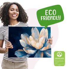 Obraz Na Płótnie Kwiaty Niebieskie Tło 30x20 Ozdoba Salonu - Miniaturka zdjęcia nr 9