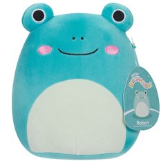 MIĘKKA MASKOTKA PLUSZOWA PLUSZ PLUSZAK ŻABKA ŻABA ROBERT 20cm dla dziecka SQUISHMALLOWS  - Miniaturka zdjęcia nr 1