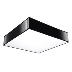 Plafon HORUS 55 czarny 11x55x55cm E27 nowoczesna lampa do salonu