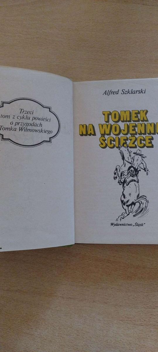 Książka  Tomek na wojennej ścieżce. nr. 2